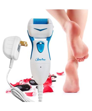 Care me Electric Foot Callus Removers Rechargeable   Electronic Foot Grinder Files Away Dry  Dead  Hard  Skin & Calluses- Best Foot Care Pedicure Tool for Spa-Like Smooth Soft Feet