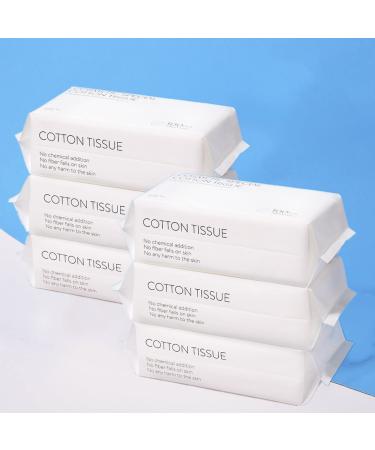 Disposable facial towel extra thick and soft dry baby towels for women dry and wet application face cotton cloth for removing thickening for sensitive skin 6 pieces of 6-pack