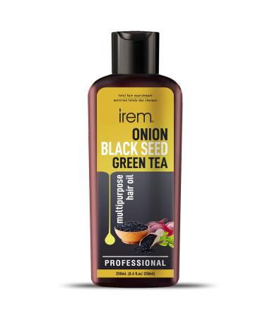 Irem Onion & Black Seed Hair Oil For Hair Growth With Green Tea Oil Promotes Hair Growth Control Hair Fall & Dandruff 250ml