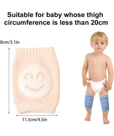 6 Pairs Baby Knee Pads - Anti-Slip Cotton Toddler Knee Protector for Crawling and Walking (Two Styles, Various Colors) - Buy Online on GoSupps.com