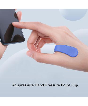 4-Piece Portable Acupressure Clip Set - Stress Relief & Tension Reduction Hand Pressure Point Tool (Green/Blue) - Buy Online on GoSupps.com