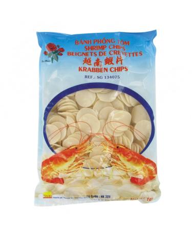 Chips la crevette "Sa Giang" / Beignets de crevettes frire 1KG (Lot de 2 sachets) - Une boite de 200g offert par commande - Livraison Gratuite France - Exp dition par la St Bo Time
