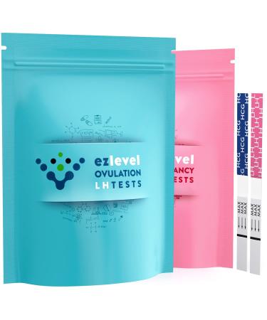 EZ Level 100 Ovulation and 50 Pregnancy Test Strips Predictor Kit
