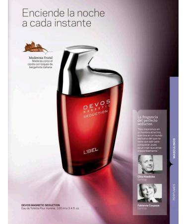 DEVOS MAGNETIC SEDUCTION by L'Bel Cologne EAU DE TOILETTE Pour Homme fragrance 3.4 Oz (3.4 Oz) 3.4 Ounce - Buy Online on GoSupps.com