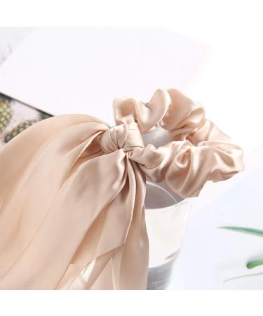 Satin Hair Scarf Scrunchies 16pcs Pack - Solid Color Bow Hair Bobbles for Women - Buy Online on GoSupps.com
