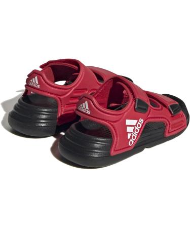 adidas Kids Altaswim Beach & Pool Shoes - Scarlet/White/Black - Size 4 UK Child - Buy Online on GoSupps.com