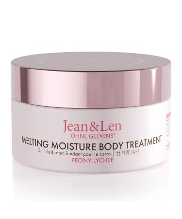 Jean & Len Melting Moisture Body Treatment Peony & Lychee for a fragrant care result for normal skin high -quality crucible nourishing body butter without parabens & silicones vegan 200 ml