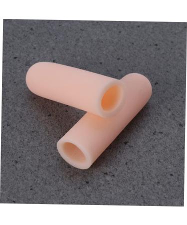 Finger Cots Set - 8 Pcs Finger Tips & Toe Sleeve Covers for Pain Relief - Beige Thin Section - Thumb and Toe Protectors Included - Buy Online on GoSupps.com