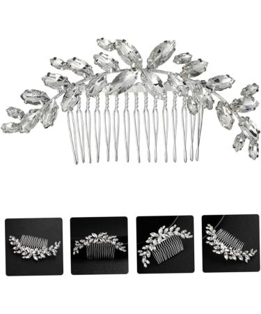 Ipetboom 1pc Bridal Comb Hair Claw Clips for Women Bat Hair Bow Hair Clip for Women Faux Buns Hairpins Hair for Crystal Hair Small Soap Tiara Banquet Alloy Rhinestones Accessories - Buy Online on GoSupps.com