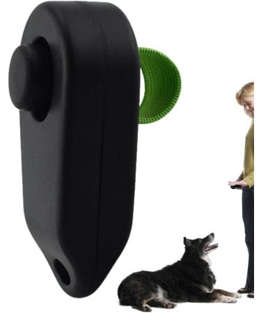 Itrimaka Dog Clickers for Training | Pet Clicker Trainer & Behavioral Aid for Dogs & Cats - Practical Black - Buy Online on GoSupps.com