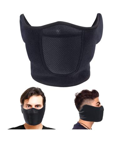 Omenex Balaclava Half Face Mask Windproof Men Women for Skiing Snowboarding Motorcycling Winter Outdoor Sports Highly Breathable (Half-face)