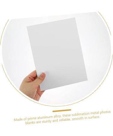 OATIPHO 6pcs photo frame metal photo blank Material sheet canvas DIY sublimation metal blanks White 20X15cm - Buy Online on GoSupps.com