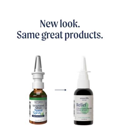 Ameo Life Aloe Infused Silver Nasal Spray - 24 ppm - Relieves Congestion & Mucous - Immune Support - Buy Online on GoSupps.com