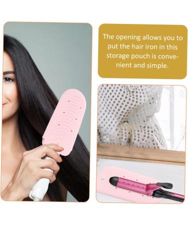 POPETPOP 6 Pcs Curling Iron Storage Organizer & Travel Bag | Hot Tool Holder & Curling Pad for Hair Styling - Buy Online on GoSupps.com