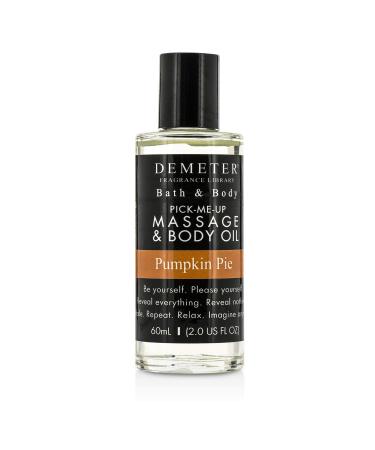 DEMETER Pumpkin Pie Bath and Body Oil Nourishing Massage Oils for Women and Men Fragrance - Pumpkin Pie 2 oz. Bottle