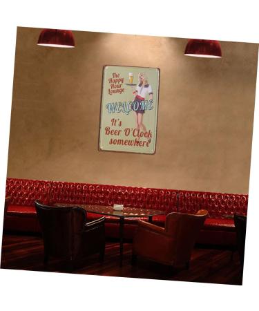 Artibetter Bar Sign Vintage Poster Metal Poster Vintage Posters Metal Signs Pub Tin Sign Decorations Vintage Metal Poster Bar Tin Sign Retro Decor - Buy Online on GoSupps.com