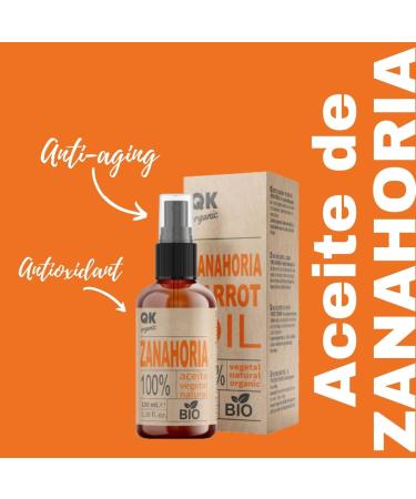 Carrot Oil 100ml - 100% Pure Natural Solar Tanner | Moisturizes & Rejuvenates Skin | Repairs Hair in Glass Bottle - Buy Online on GoSupps.com