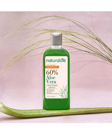 Hair Fall Control Shampoo - 100% Vegan Aloe Vera Infused Eco-Friendly & Cruelty-Free | No Parabens or Silicones - 12 fl oz - Buy Online on GoSupps.com