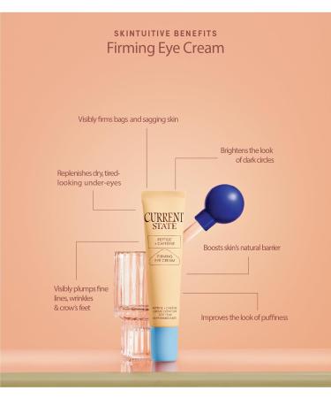 CURRENT STATE Peptide + Caffeine Eye Cream | Lightweight Dark Circle Treatment for Fine Lines & Dryness | Brightening Under Eye Cream with Coconut Water - 0.5 fl oz - International Shipping Available - Buy Online on GoSupps.com