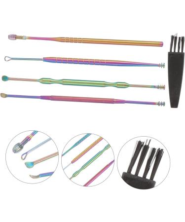 DEARMAMY 2sets Ear Wax Removal Kit Ear Cleaning Tool Portable Design for Gentle and Wax Removal for Adults - Buy Online on GoSupps.com