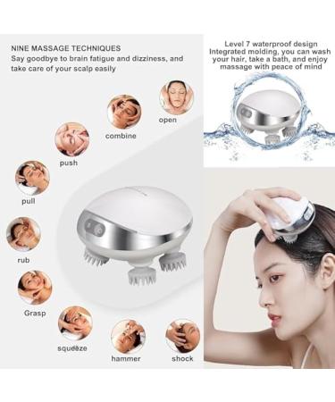 Scalphero Smart Scalp Massager - Hair Growth Device with Red Light Waterproof & Portable | International Shipping - Buy Online on GoSupps.com