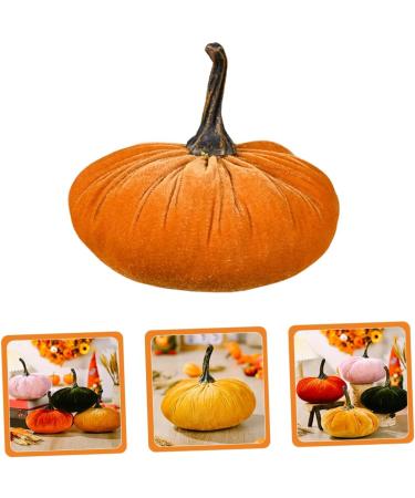 Zerodeko 2pcs Fabric Pumpkin Ornament Decor Artificial Pumpkin Fake Pumpkin for Thanksgiving Day False Pumpkin Fake Realistic Pumpkin Faux Pumpkin Simulation Pumpkin Autumn Pvc Reward - Buy Online on GoSupps.com