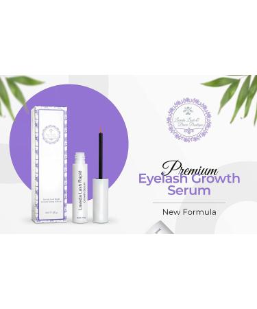 LAVEDA Premium Eyelash Growth Serum - New Formula for Thicker, Fuller Lashes and Eyebrows - Buy Online on GoSupps.com
