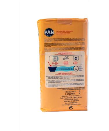 Pan Precooked Yellow Corn Flour 1kg - High-Quality Gluten-Free Ingredient - Buy Online on GoSupps.com