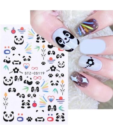 Sliders Decals Glitter Cute Shiny Charms Nail Stickers Panda 3D(STZ-CS120) - Buy Online on GoSupps.com