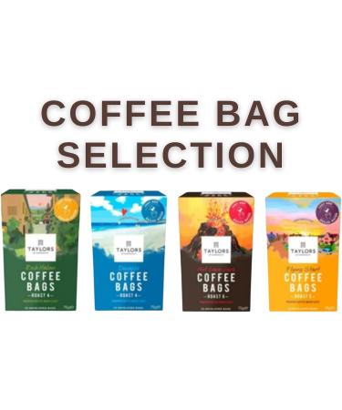 Taylors of Harrogate Flying Start Coffee Bags - 4 Packs of 10 Bags 40 Bags Total - Buy Online on GoSupps.com