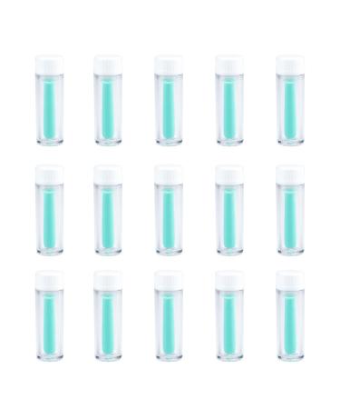15 Pcs Contact Lens Remover Tool for RGP Scleral Lenses Hard Eye Contact Remover Plunger Suction Cup Lens Inserter Tools Green