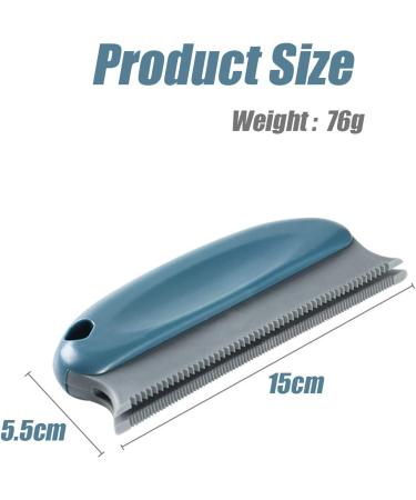 Meteou Pet Hair Cleaning Remover Brush - Handle Detailer for Cats and Dogs | Lint Remover for Furniture, Cars, and Clothes - Dark Blue - Buy Online on GoSupps.com
