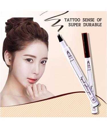 twcrvil Eyebrows Pencils Universal Waterproof Long Lasting Eye Brow Pens Portable Makeup Cosmetics Presents Household Beginners Dark Gray - Buy Online on GoSupps.com