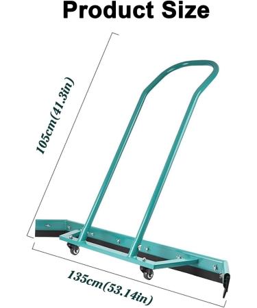 Commercial Tennis Court Squeegee Heavy Duty Basketball Court Wiper Squeegee Aluminum Alloy Cleaning Equipment for Field Court Workshop Playground Garage - Buy Online on GoSupps.com