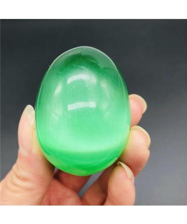 Big Crystals Stones Green Opal Egg-Shaped Specimens Gem Crystal Stone Reiki Natural Minerals Home Office Decor Yoga Balance Stone Mineral Specimen - Buy Online on GoSupps.com