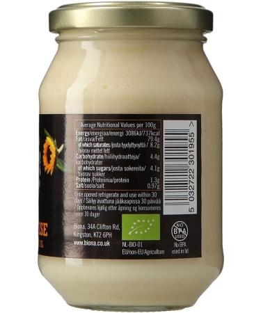 Biona Organic Mayonnaise Free Range 230g - Buy Online on GoSupps.com