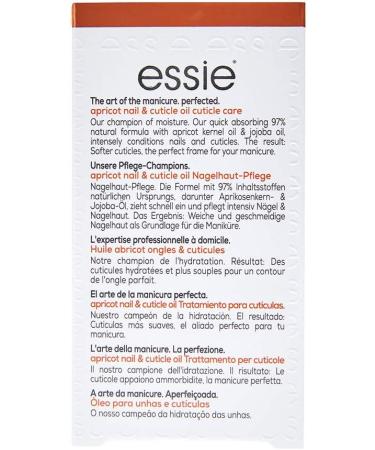 Essie Apricot Cuticle Oil Treatment - Nourishing and Softening Manicure Oil 13.5ml - Buy Online on GoSupps.com