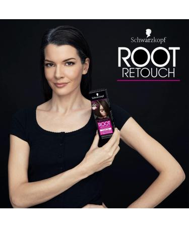 Schwarzkopf Root Retouch 7-Day Fix Semi-permanent Root Concealer Brown Hair Dye Ideal for Touching Up Grey Root Regrowth Ammonia Free Natural Brown 60 ml Natural brown 1 count (Pack of 1) - Buy Online on GoSupps.com