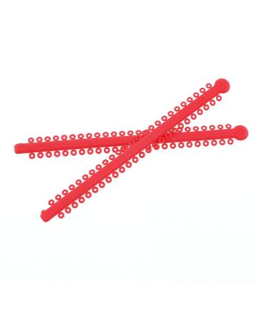 DEBKSGEOTI Dental Orthodontic Ligature Bands - Elastic Rubber Bands (L-Red-17#) | International Shipping Available - Buy Online on GoSupps.com