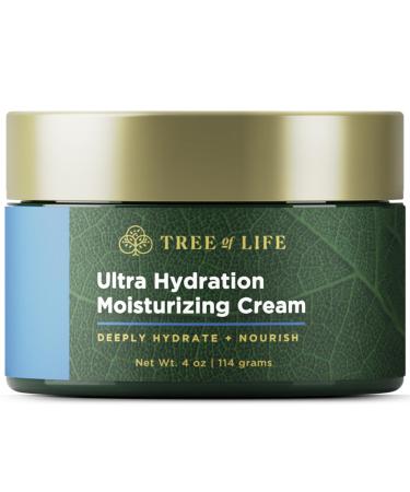 Tree of Life Hydrating and Moisturizing Face Cream with Botanical Hyaluronic Acid, 4 Fl Oz - Buy Online on GoSupps.com