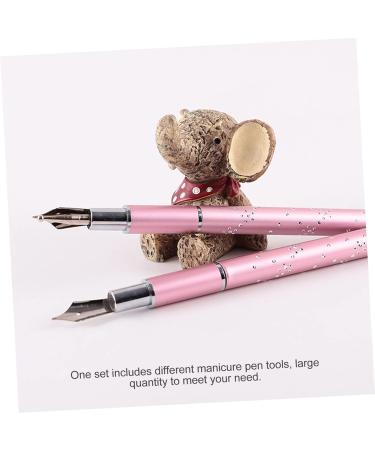 1 Set Nail Art Pen Nail Art Liner Brush Nails Accessories Tools Nail Dotting Tool Nail Painting Pen Dotting Pen Diy Embroidery Tool Nail Polish Pens Stainless Steel Pencil Painted - Buy Online on GoSupps.com
