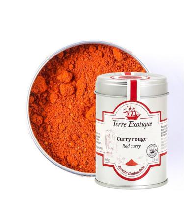 Terre Exotique Red curry in a 60g tin - Terre Exotique