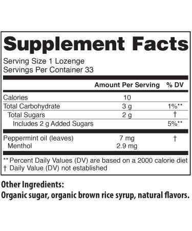 Tummydrops Natural Peppermint Lozenges - 33 Count for Digestive Relief - Buy Online on GoSupps.com