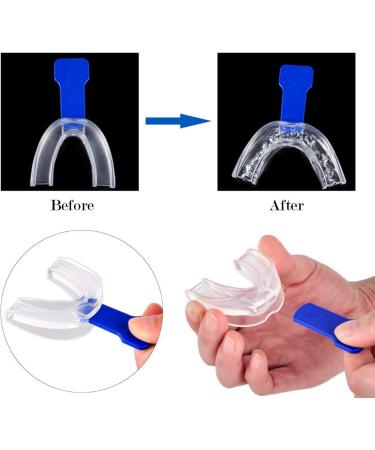 Sport Mouth Guard Upper and Lower Brace - Teeth Grinding Guard - 4 Pack - with Storage Case - Buy Online on GoSupps.com