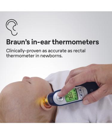 Braun ThermoScan 7+ Connect Digital Ear Thermometer - Fast & Accurate Results in 2 Seconds - Bluetooth Enabled for Kids, Babies, Toddlers & Adults - Buy Online on GoSupps.com