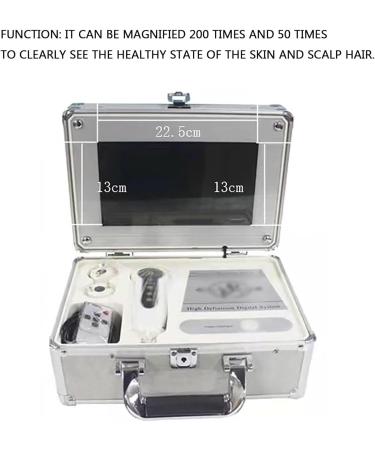 High Definition Scalp Detector Hair Follicle Analyzer Tester Skin Follicle Detector 10in LCD Screen Facial Skin Scanner Digital Skin Hair Scalp Detector for Hair Follicles/Scalp Oil Content/Hair Lo - Buy Online on GoSupps.com