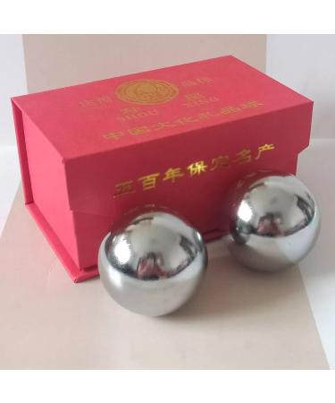 Unbit Baoding Balls Set - Stress Relief & Hand Exercise for Adults - 50mm Chinese Iron Stress Balls - Buy Online on GoSupps.com