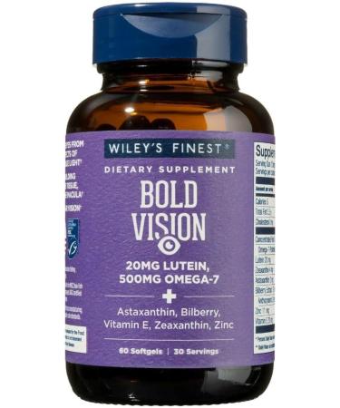 Wiley's Finest Bold Vision Proactive 60 Softgels