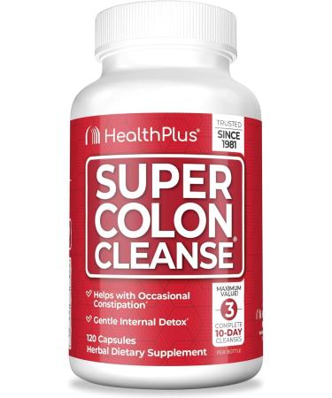 Health Plus Super Colon Cleanse 530 mg 120 Capsules - Buy Online on GoSupps.com