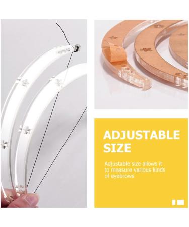 Beavorty 4 sets Measuring Line Tool Mapping Ruler Measure Horizontal Auxiliary Level Bow Kit Shape Eyebrow - Buy Online on GoSupps.com